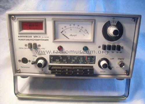 Rundfunkprüfempfänger MRK31; Kathrein; Rosenheim (ID = 1253157) Equipment