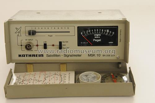 Satelliten-Signalmeter MSK 10 BN 208 204; Kathrein, Anton; (ID = 1356143) Ausrüstung