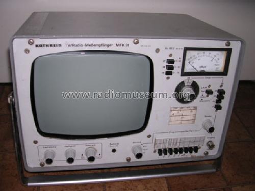 TV/Radio-Meßempfänger MFK31; Kathrein; Rosenheim (ID = 1557014) Equipment