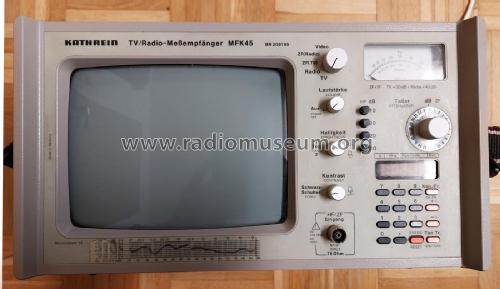 TV-Radio Meßempfänger MFK45; Kathrein; Rosenheim (ID = 2755906) Equipment