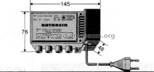 Universal-Compact-Verstärker VCC 37 BN 230051; Kathrein; Rosenheim (ID = 1739237) RF-Ampl.
