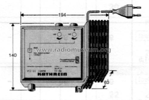 Universal-Compact-Verstärker VCD 03 BN 230058; Kathrein; Rosenheim (ID = 1740102) RF-Ampl.