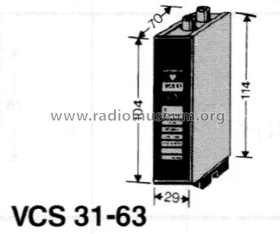 Vorsteck-Verstärker VCS 31 BN 230905; Kathrein; Rosenheim (ID = 1738933) RF-Ampl.