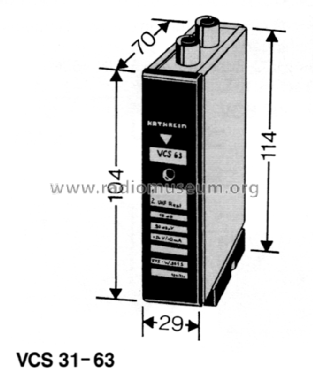 Vorsteck-Verstärker VCS 61 BN 230921; Kathrein; Rosenheim (ID = 1745903) RF-Ampl.