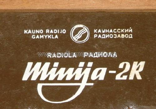 Minija 2R; Kauno Radijo Gamykla (ID = 1089355) Radio