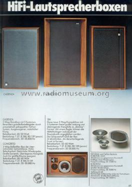 Cadenza SP1024; KEF Electronics; (ID = 2038285) Speaker-P