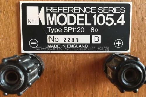 Reference Series 105.4 SP1120; KEF Electronics; (ID = 2444901) Speaker-P