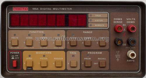 Digital Multimeter 195A; Keithley Instruments (ID = 2287254) Equipment