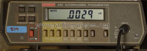 Autoranging Picoammeter 485; Keithley Instruments (ID = 2288640) Equipment