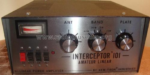 Amateur Linear Amplifier Interceptor 101; Kem-Tron Industries; (ID = 1667069) Amateur-D