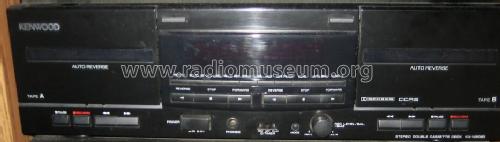 Stereo Double Cassette Deck KX-W6080; Kenwood, Trio- (ID = 427049) R-Player