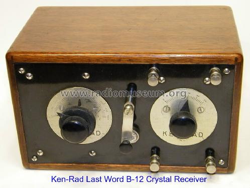 Last Word B-12; Ken-Rad, The (ID = 1349375) Crystal