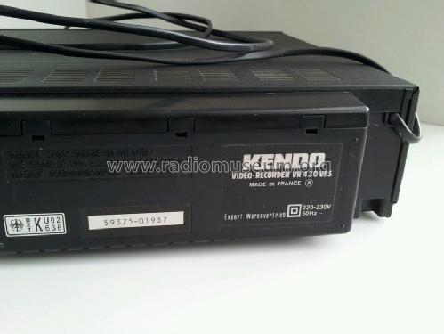 Video-Recorder VR 430 VPS; Kendo - Hausmarke (ID = 1688737) Reg-Riprod