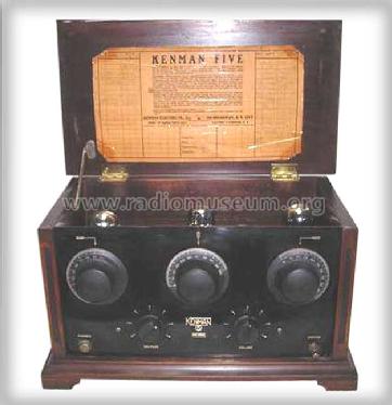 Kenman 5-1926; Kenman Electric Co. (ID = 265704) Radio