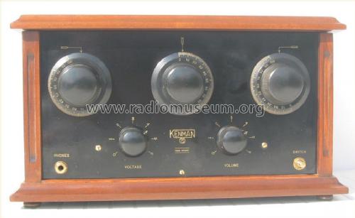 Kenman 5-1926; Kenman Electric Co. (ID = 325271) Radio