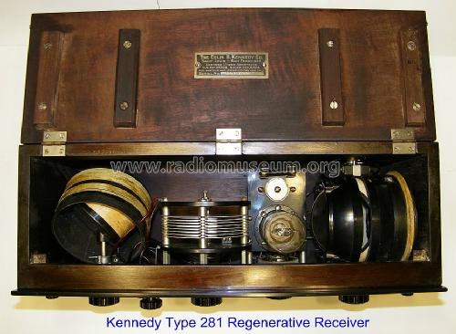 281 Short-Wave Regenerative Receiver; Kennedy Co., Colin B (ID = 1335107) Radio