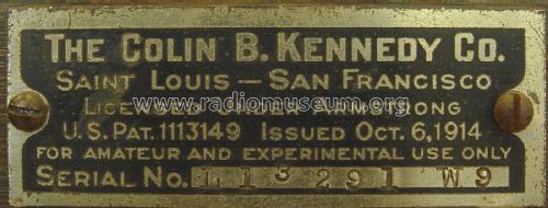 311; Kennedy Co., Colin B (ID = 2362347) Radio