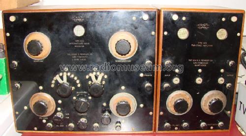 Regenerative Receiver 220 & A.F. Amplifier 525 ; Kennedy Co., Colin B (ID = 1462750) Radio