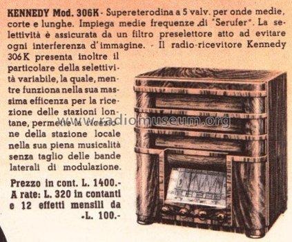 306K; Kennedy marca / (ID = 1305772) Radio