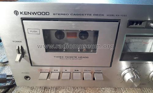 Stereo Cassette Deck KX-1030; Kenwood, Trio- (ID = 2853968) R-Player