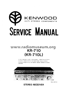Stereo Receiver KR-710; Kenwood, Trio- (ID = 2765909) Radio