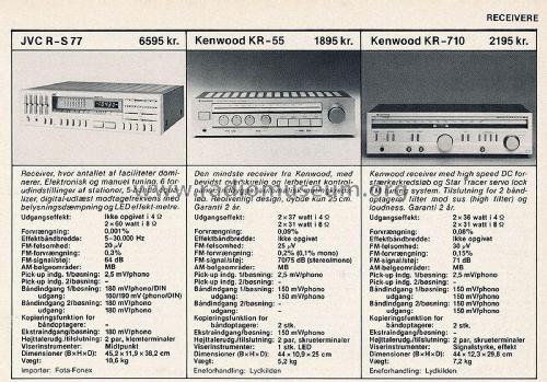 Stereo Receiver KR-710; Kenwood, Trio- (ID = 2803922) Radio