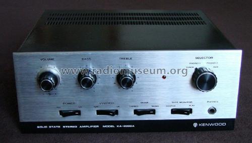 Solid State Stereo Amplifier KA-2000; Kenwood, Trio- (ID = 1861668) Ampl/Mixer