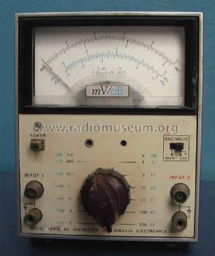 AC Voltmeter 1831A; Kikusui Denpa, later (ID = 991402) Ausrüstung