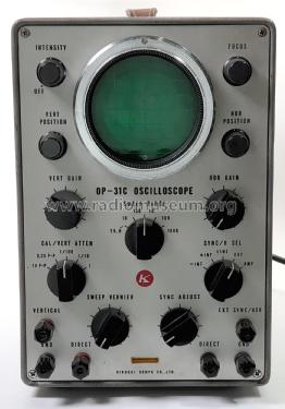 Cathode Ray Oscilloscope OP-31C; Kikusui Denpa, later (ID = 2487645) Equipment