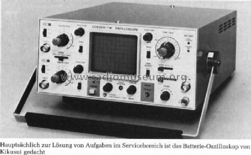 Oscilloscope COS 3010-TW; Kikusui Denpa, later (ID = 485506) Equipment