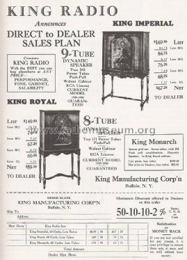 Royal 97 ; King Manufacturing (ID = 1042506) Radio