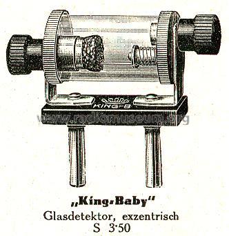 Detektor-Empfänger ; King; wo? (ID = 3953) Galène