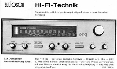 RTX400; Kirksaeter, (ID = 292780) Radio