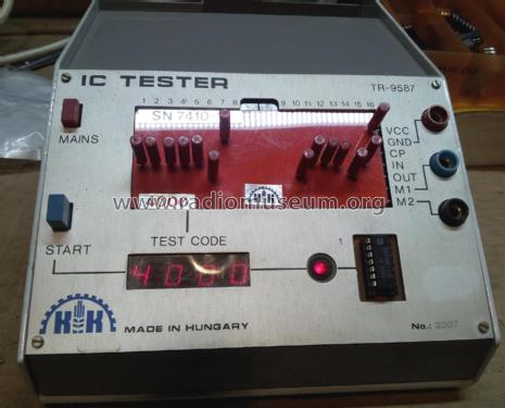 IC-Tester TR-9587; Kiskun Szövetkezet; (ID = 2650526) Equipment