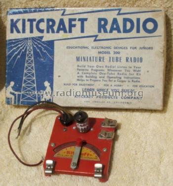 Kitcraft Miniature Tube Radio 200; Laco Products, (ID = 1048140) Radio