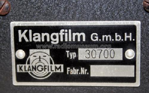 30700; Klangfilm GmbH (ID = 446247) Radio