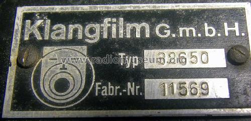 Euronette Klarton-Verstärker 32650 pri; Klangfilm GmbH (ID = 1087628) Ampl/Mixer