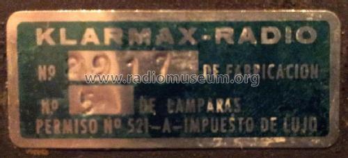 Desconocida-1 Unknown; Klarmax-Radio; (ID = 1939956) Radio