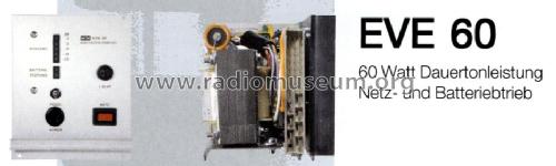Endverstärker EVE 60; Klein & Hummel; (ID = 1725248) Ampl/Mixer
