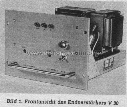 Endverstärker V-30; Klein & Hummel; (ID = 2494342) Ampl/Mixer