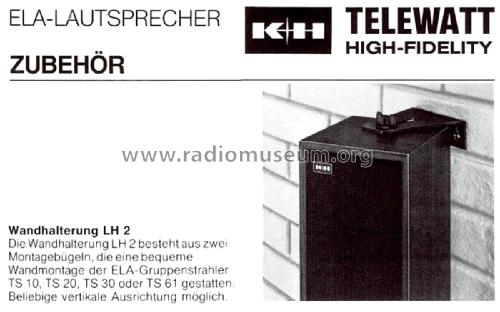 Lautsprecher TS30; Klein & Hummel; (ID = 2358909) Speaker-P