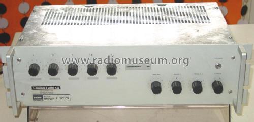 Mixer-Amplifier E 120/N; Klein & Hummel; (ID = 127710) Ampl/Mixer