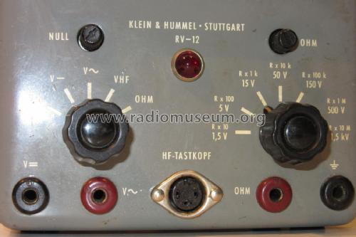 Röhrenvoltmeter RV-11; Klein & Hummel; (ID = 2014926) Equipment