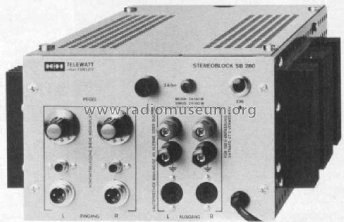 Stereoblock - Stereo-Endverstärker SB 280; Klein & Hummel; (ID = 423160) Ampl/Mixer