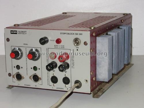 Stereoblock - Stereo-Endverstärker SB 280; Klein & Hummel; (ID = 2357581) Ampl/Mixer