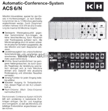 Telewatt ACS-6; Klein & Hummel; (ID = 2698815) Ampl/Mixer