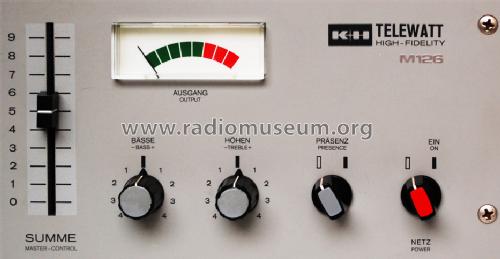 Telewatt M 126; Klein & Hummel; (ID = 1663479) Ampl/Mixer