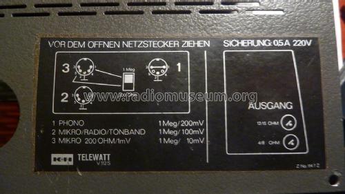 Telewatt V-112S; Klein & Hummel; (ID = 1962429) Ampl/Mixer