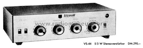 Telewatt VS44; Klein & Hummel; (ID = 2954359) Ampl/Mixer