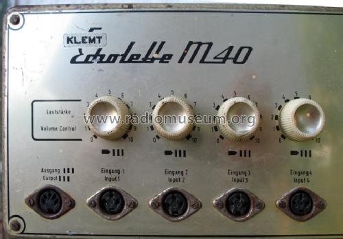 Echolette M40; Echolette Marke / (ID = 648207) Ampl/Mixer
